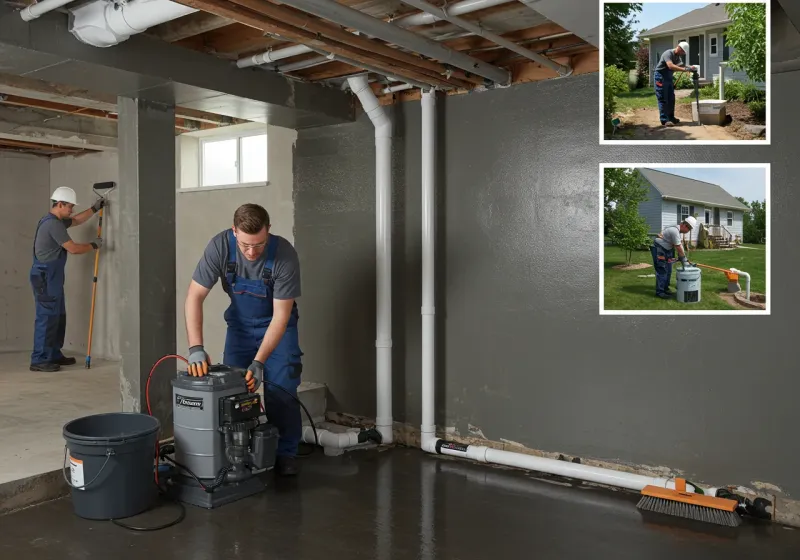 Basement Waterproofing and Flood Prevention process in Pierceton, IN